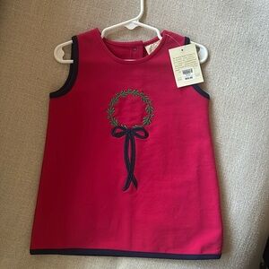 Beaufort Bonnet Company Red Wreath Christmas Dress